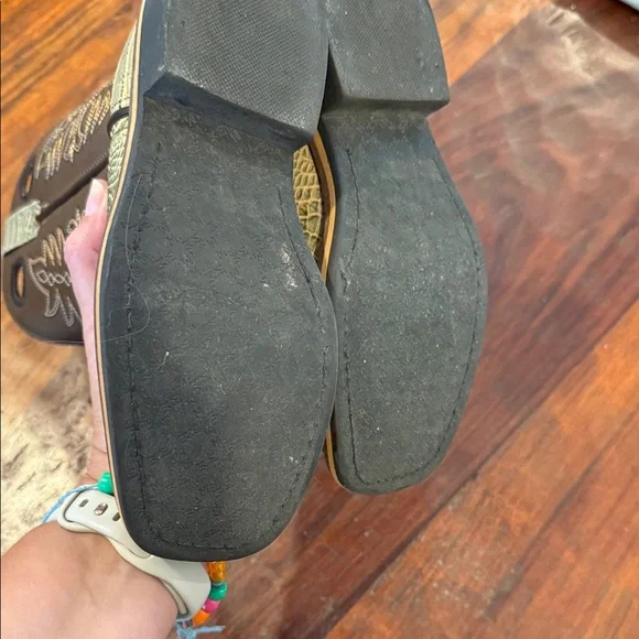 Kids Western Style Boots - Brown and Tan - Picture 3 of 3